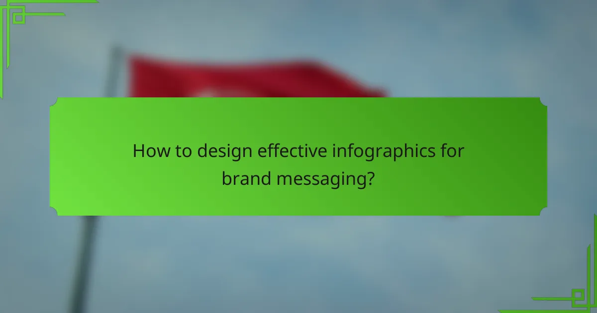 How to design effective infographics for brand messaging?
